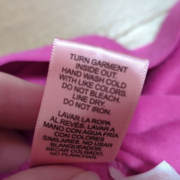 Juicy Couture Sleep Short soft velour soft raspberry pink L - Picture 8 of 8